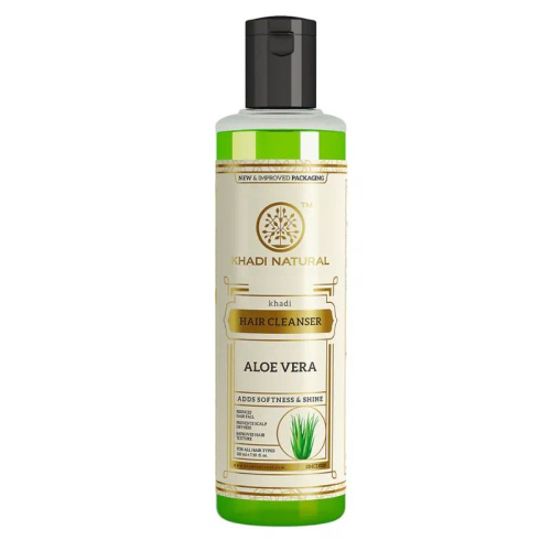 Шампунь для волос " Алоэ Вера ", мягкость и сияние ( Aloe Vera Hair cleanser ), 210 мл Khadi Natural Шампунь для волос " Алоэ Вера ", мягкость и сияние ( Aloe Vera Hair cleanser ), 210 мл Khadi Natural